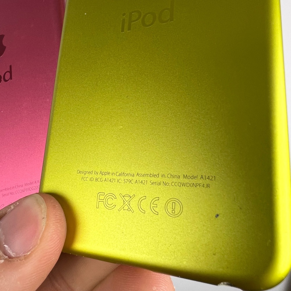 Apple iPod Touch 5th Gen A1421 Pink Yellow Bundle Repair Parts Only - Picture 4 of 8